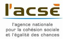 Logo AGENCE NATIONALE POUR LA COHÉSION SOCIALE ET L'ÉGALITÉ DES CHANCES (ACSÉ)