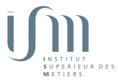 Logo INSTITUT SUPÉRIEUR DES MÉTIERS (ISM)