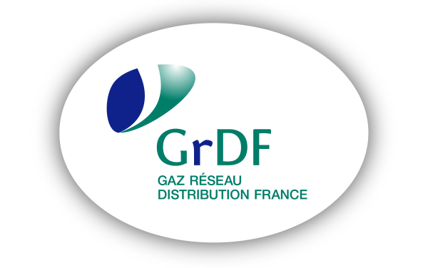 Logo GAZ RÉSEAU DISTRIBUTION FRANCE (GRDF)